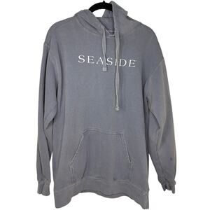 Comfort Colors Seaside Hoodie Size Medium 30A Hooded Sweatshirt Blue